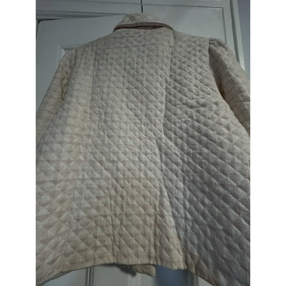 Christian Dior Vintage Women's Blazer Jacket Size Medium Pink/ White